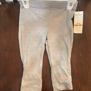Juicy Couture Light Gray Kids Leggings